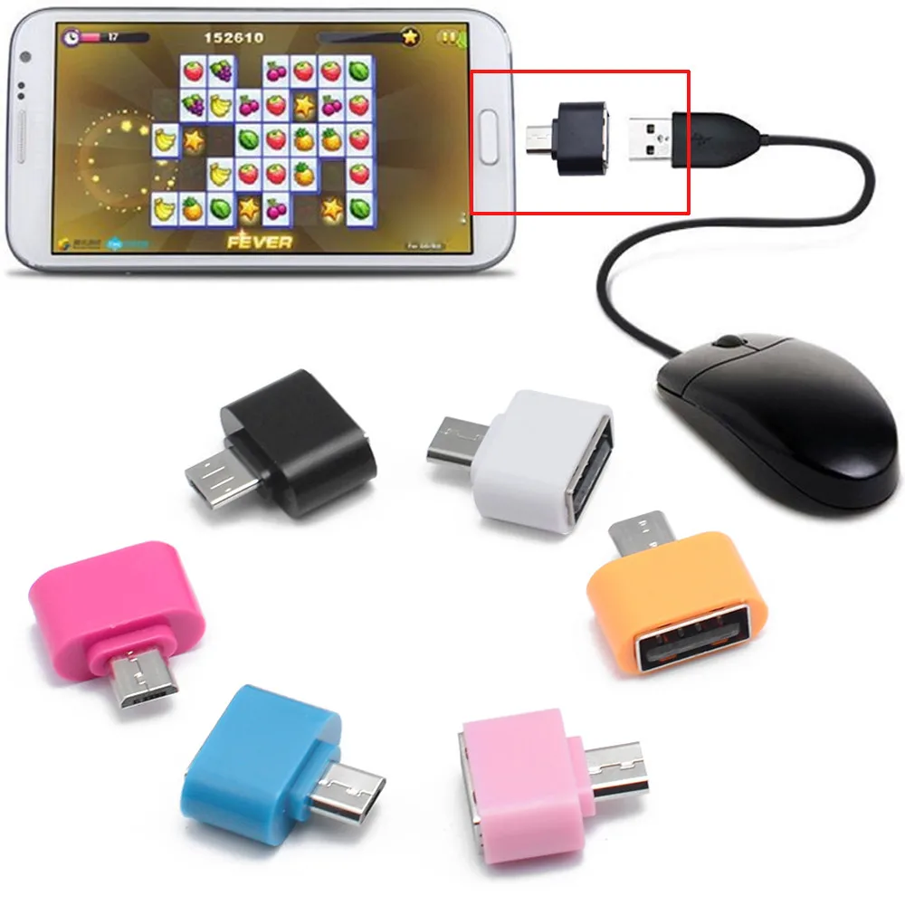 Мини-адаптер Micro USB на адаптер OTG для смартфонов Android заводская цена Лидер продаж