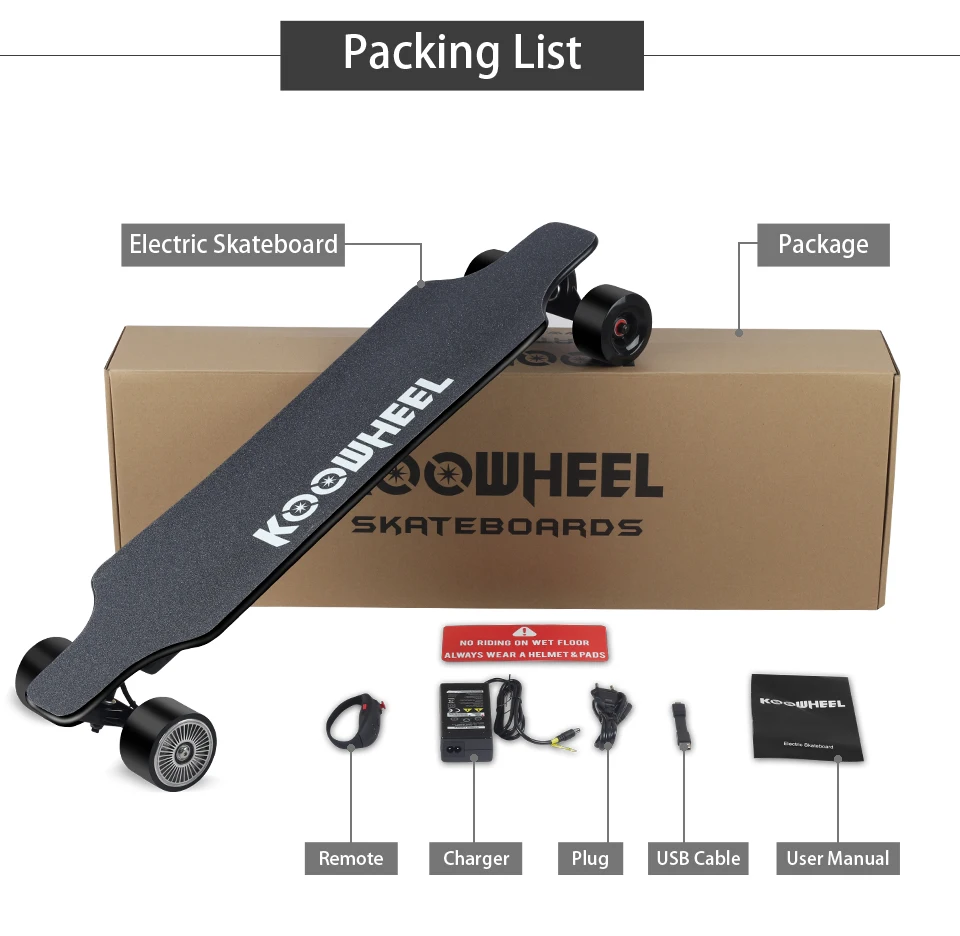 Koowheel скейтборд новейший D3M + Электрический 4 колеса Ховерборд с обновленным