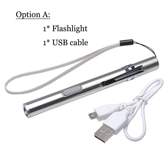 Option A CREE Q5 Мини USB зарядка флэш-светильник 1000 люмен наружный карманный светодиодный фонарь светильник портативный USB светодиодный светильник ручка поддержка пользовательского логотипа SL015 - Испускаемый цвет: Option A