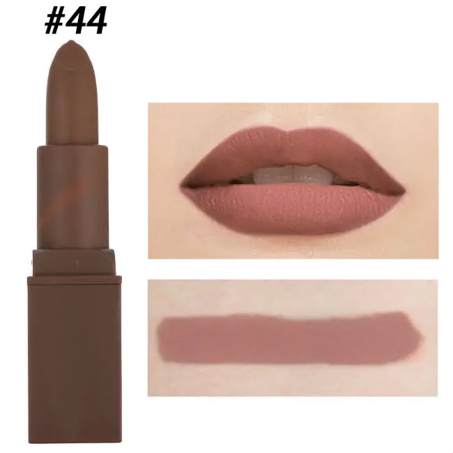 Miss Rose Matte Lipstick makeup 12 Colors choose Lipstick for women Long-Lasting Waterproof Lipstick Matte cosmetics makeup - Цвет: 152510