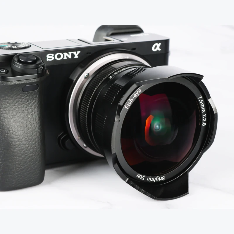 Слишком много Star 7 5 мм F2.8 супер Широкий формат Fisheye Micro один объектив для E mount Canon EOS