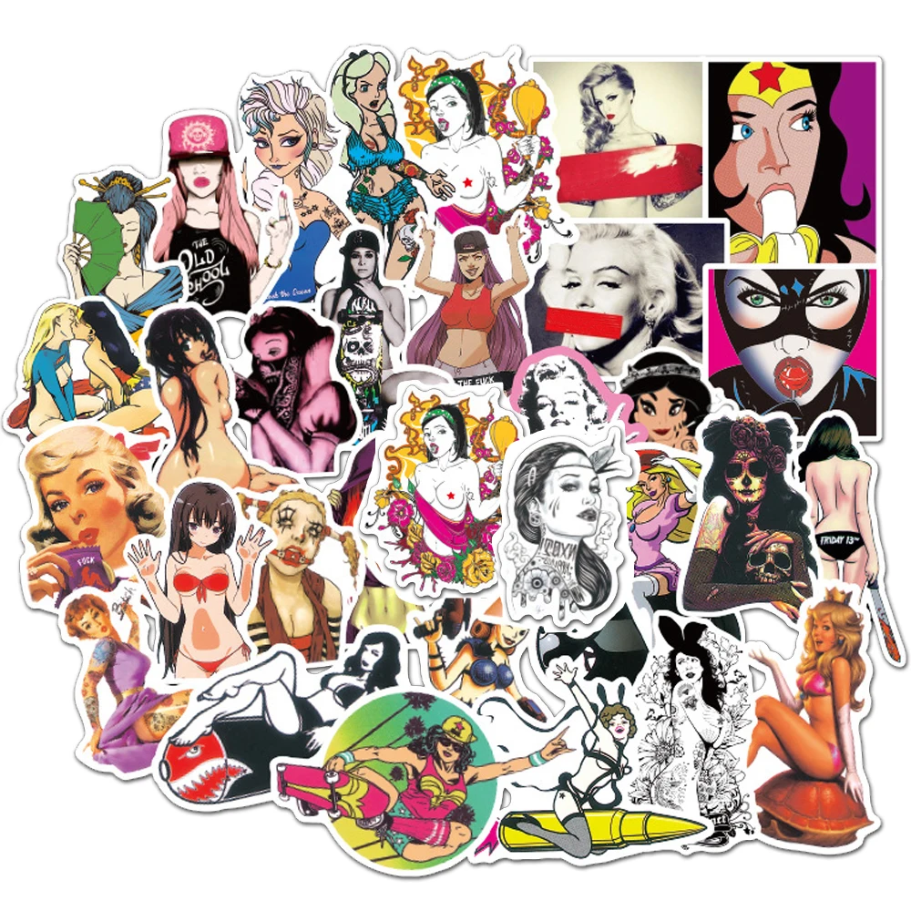 100 шт. смешанные Мультяшные игрушечные наклейки для автомобиля Стайлинг