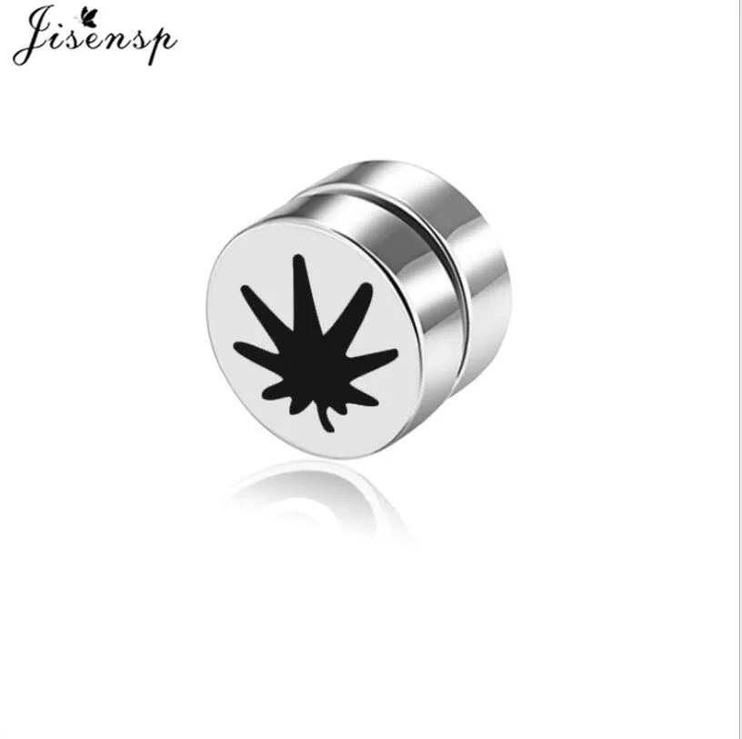 Jisensp Strong Magnet Magnetic Stud Earrings Women Non Piercing Punk Painless Earring Men Accessories Jewelry pendiente |