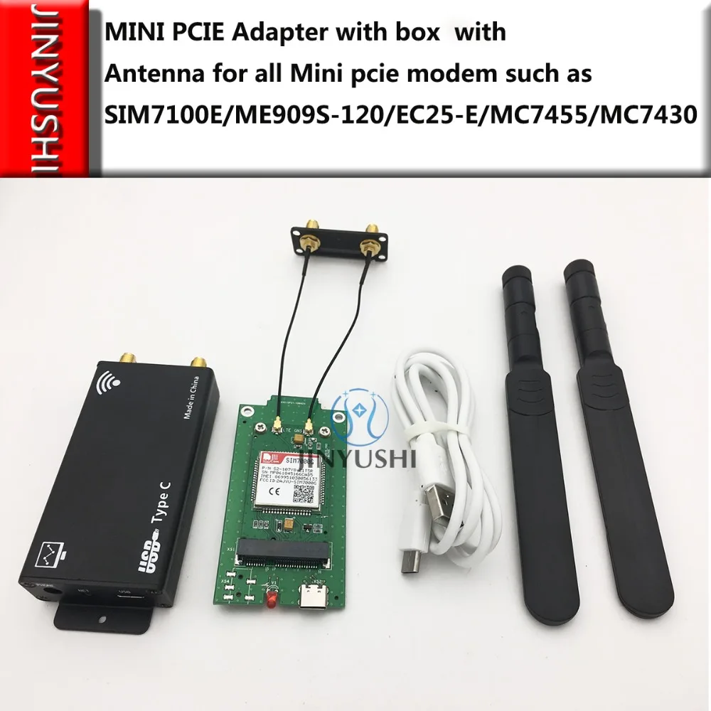 Тестовый комплект с коробкой/модулем LTE корпуса + антенна USB мини-адаптер PCIE для
