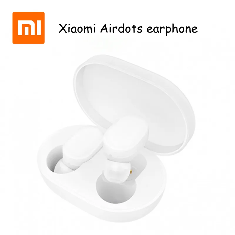 Беспроводные стереонаушники Xiaomi TWS AirDots Bluetooth гарнитура с микрофоном молодежная