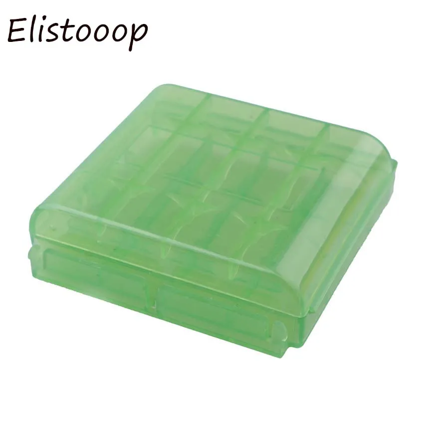 Elistooop пластиковый чехол держатель коробка для хранения крышка 10440 14500 батарей AA AAA