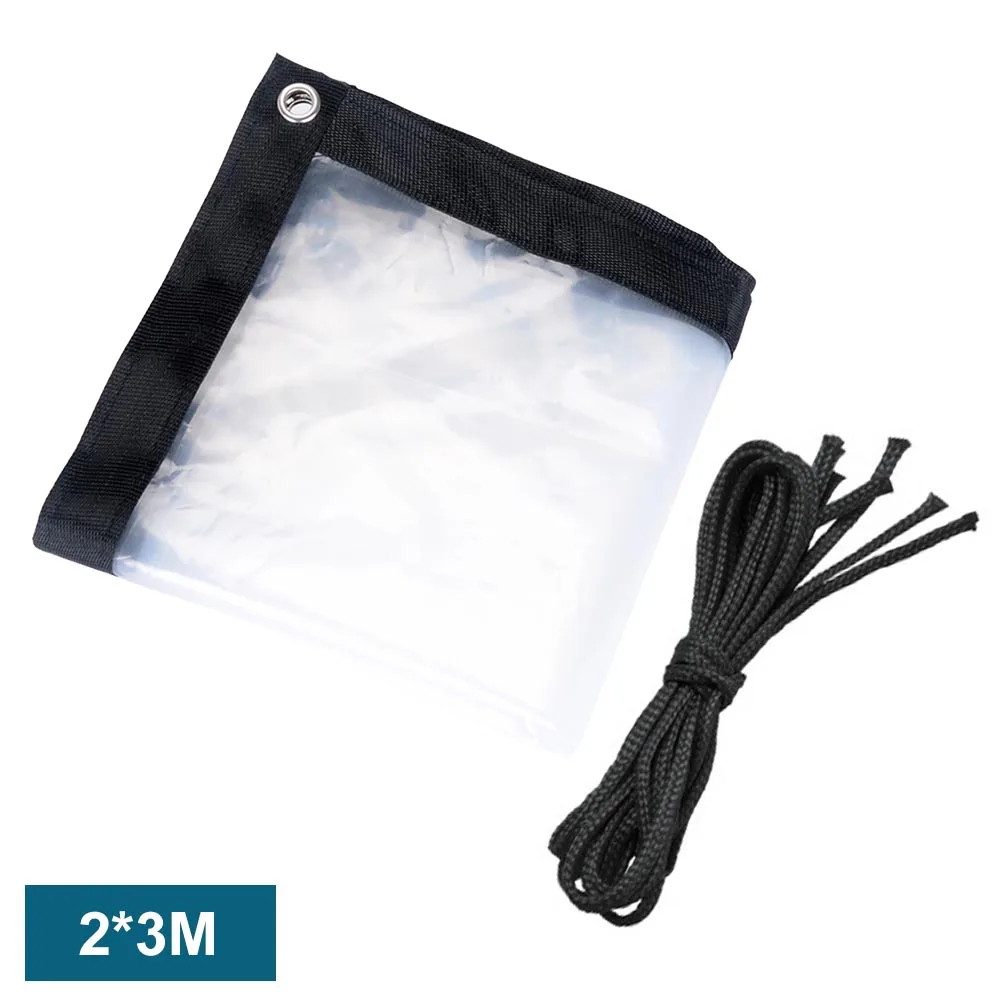 Пленка прозрачная непромокаемая брезент PE садовая анти замерзающая защита от