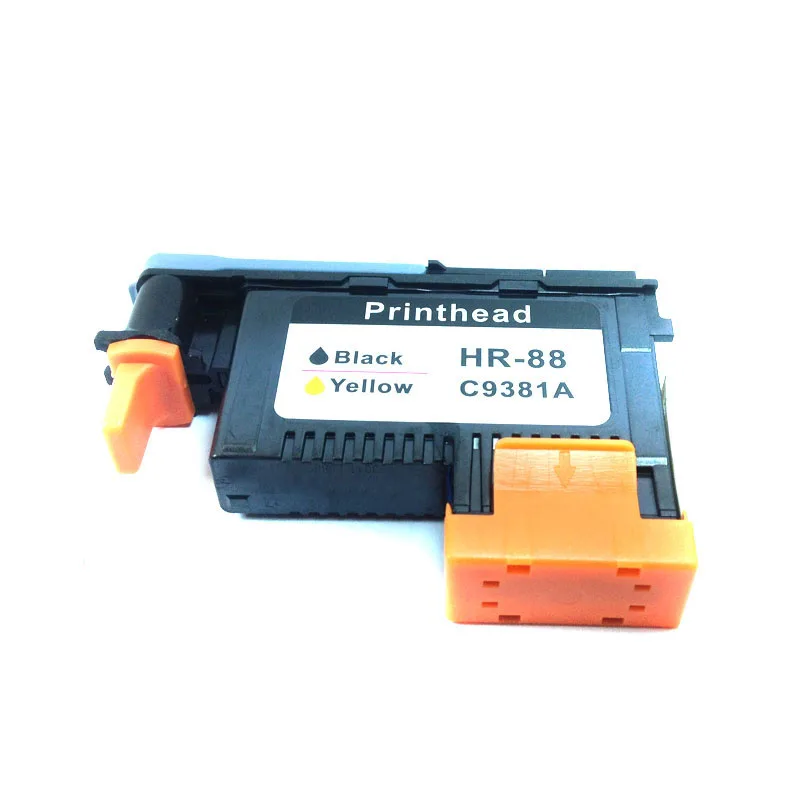 1х черная Желтая печатающая головка C9381A совместима с 88 L7580 7590 K5400 K550 K8600 |