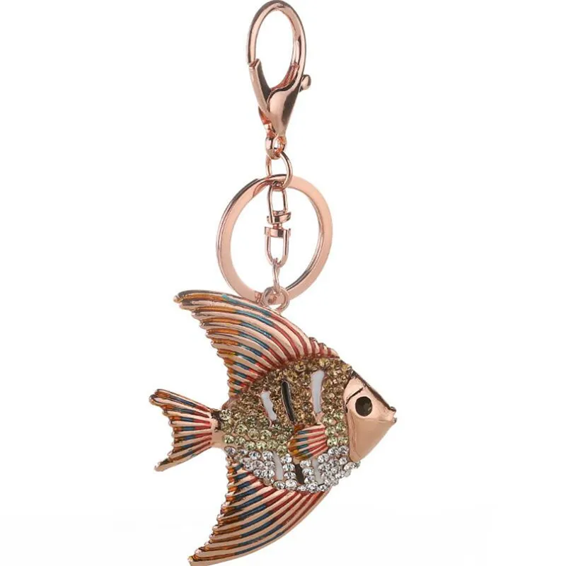 Креативный дизайн в виде животного брелок золотистого цвета полный горный