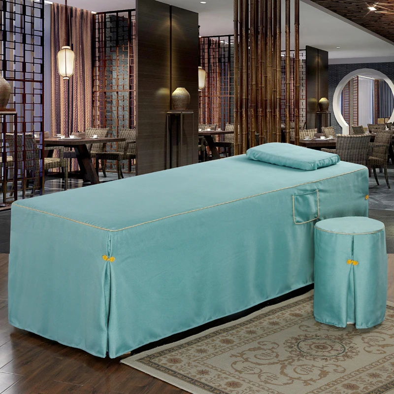 Новинка хлопковый льняной косметический комплект с короткой кроваткой и юбкой