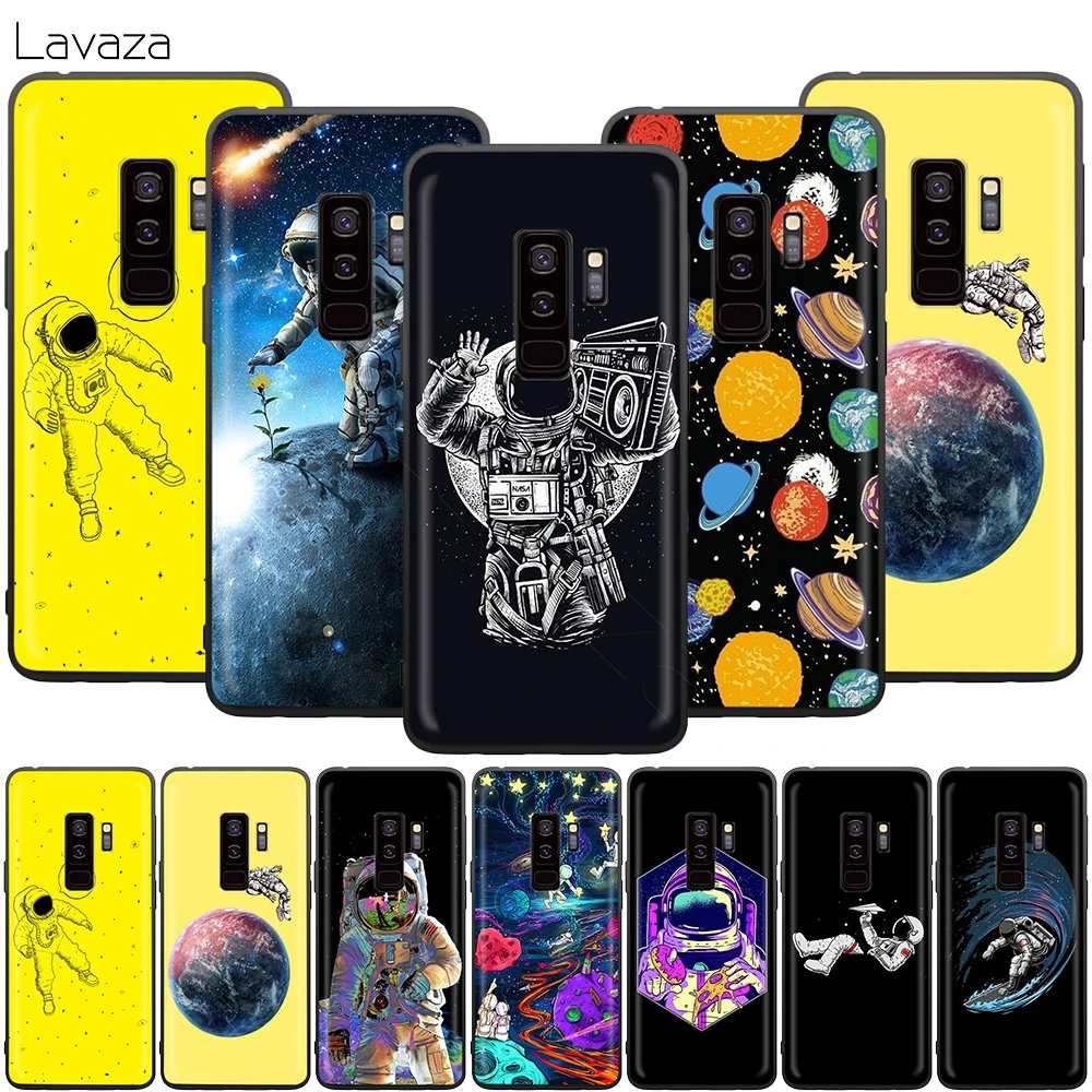 Чехол с космосом Love Moon астронавтом для Samsung Galaxy J6 A9 A8 A7 A70 A6 A5 A50 A40 A30 A3 A10 A51 A71 A81 A91 2018 |