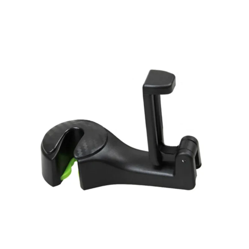 

2 Pack Car Headrest Hook Car Seat Portable Hooks Vehicle Headrest Hanger With Cellphone Holder For Purse Bag Cloth Grocery