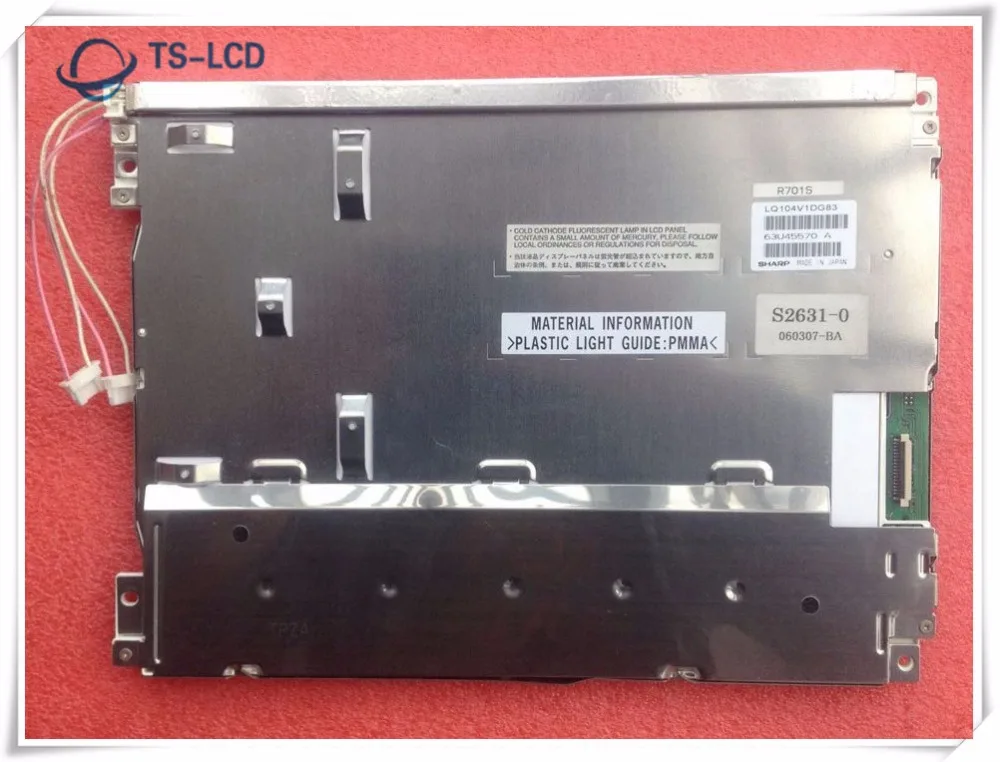 100% тестирование LQ104V1DG83 оригинальный класс A 10 4 дюйма TFT ЖК-панель один год