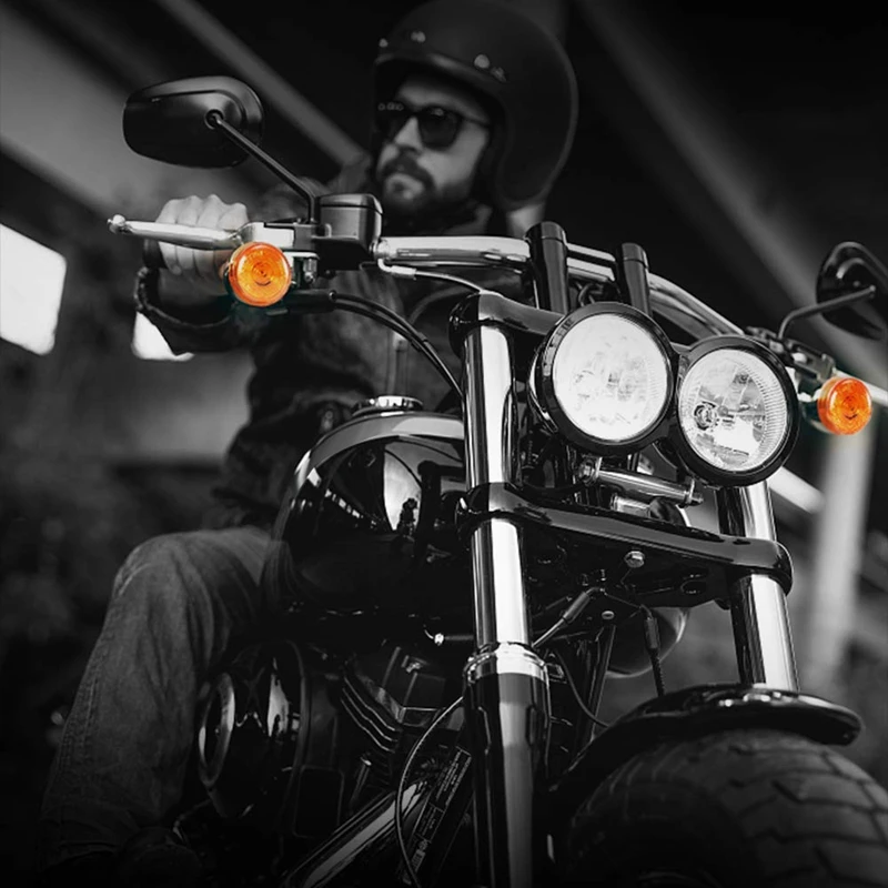 Сигналы поворота мотоцикла передние задние фонари для Honda Har ley Kawasaki Suzuki Yamaha