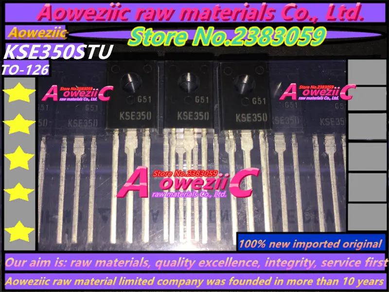 Aoweziic импортный KSE340 KSE350 KSE340STU KSE350STU triode TO-126 усилитель для трубка, усилитель мощности IC