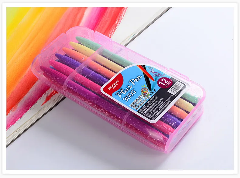 Monami Kawaii Fineliner набор 0,38 мм Фабричный цветной Микрон-линия на водной основе, маркер, ручка, пуля, журнал поставок, Ручная надпись