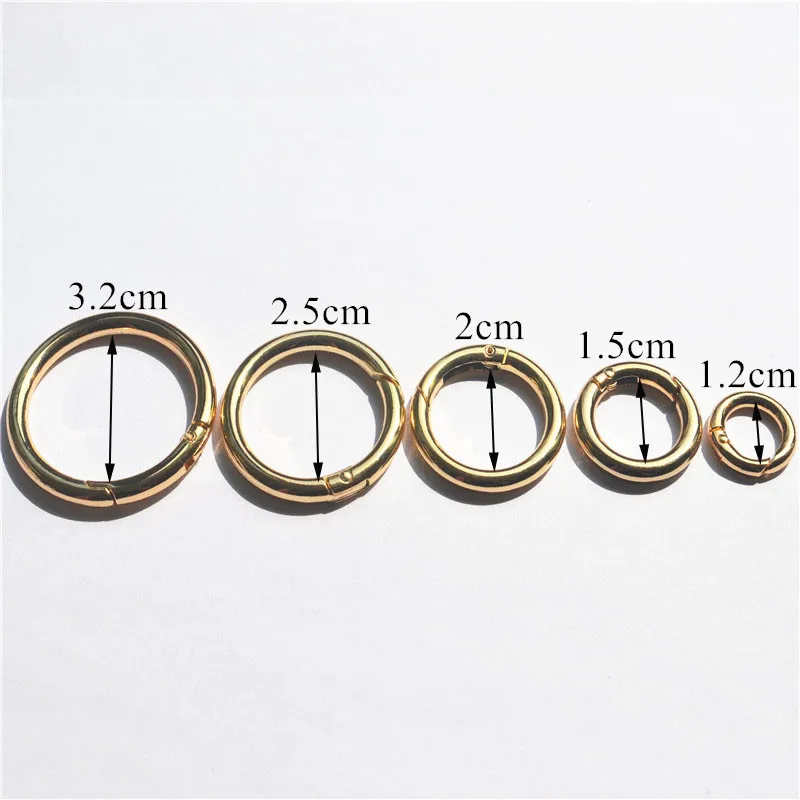 5 шт. металлическая пряжка с круглым кольцом для ремня сумки застежка собачьего