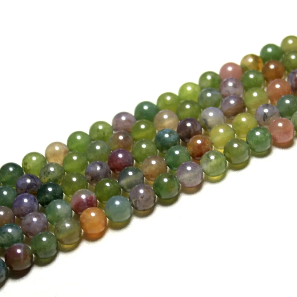 Оптовая продажа Круглые разноцветные искусственные бусины AAA + для изготовления