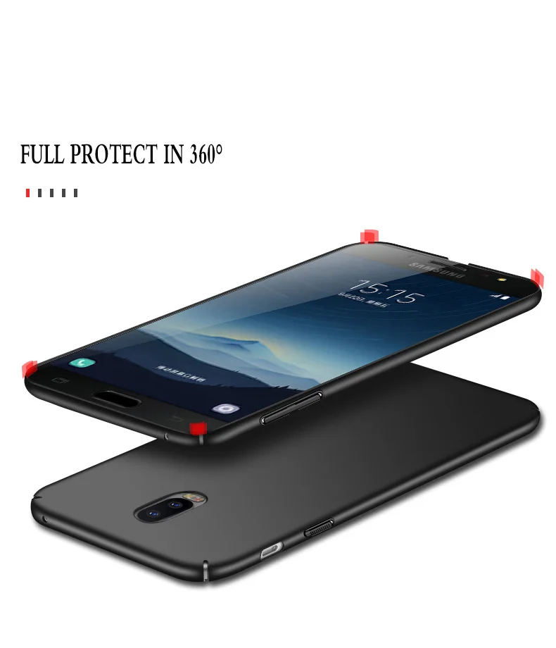 Чехол для Samsung Galaxy C8 Ультратонкий Жесткий чехол из поликарбоната телефона J7 Plus / C7