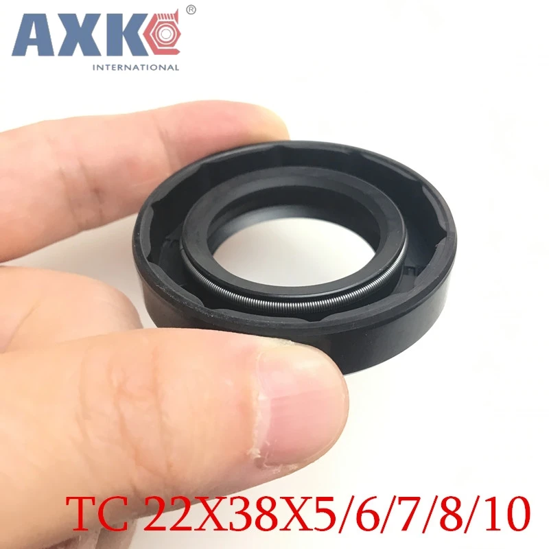 10 шт. AXK TC 22X38X5 22X38X6 22X38X7 22X38X8 22X38X10 NBR 22*38 каркасные масляные уплотнения