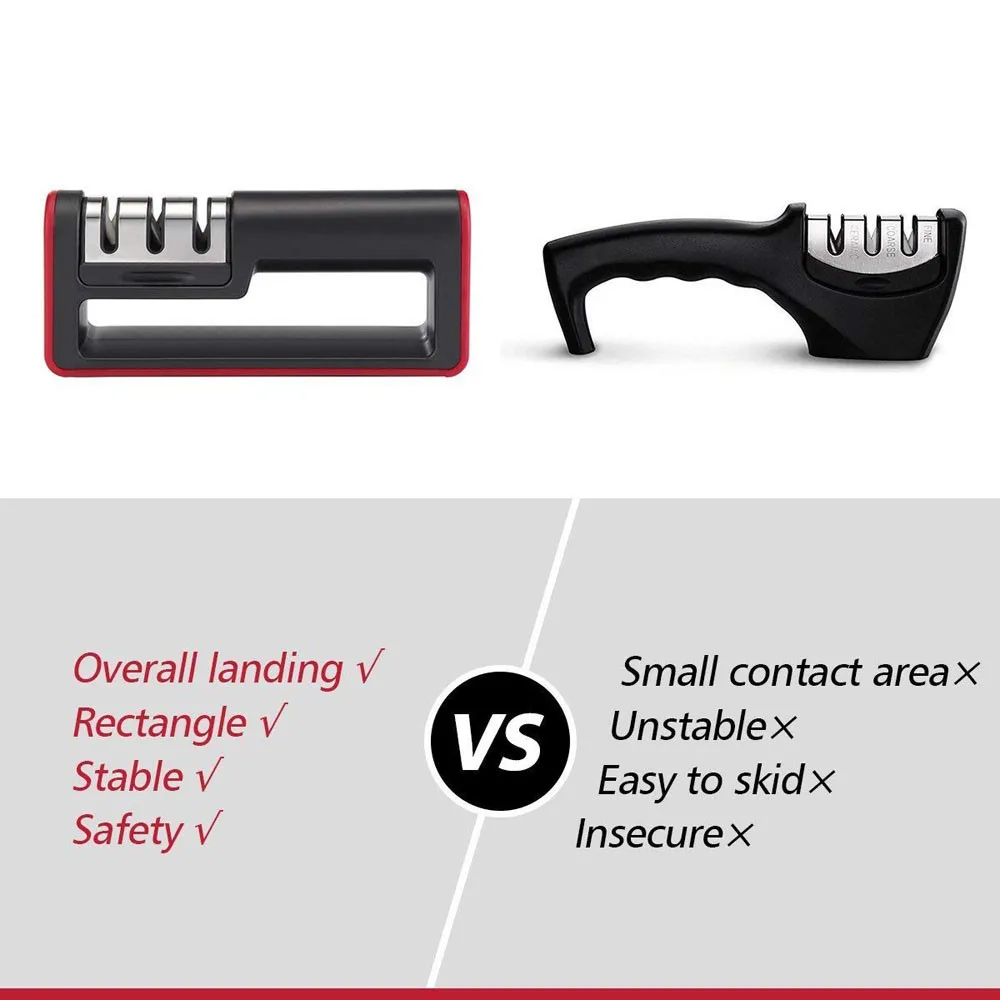 Точилка для ножей 3 этапа Профессиональная кухонная точильная машина точильный