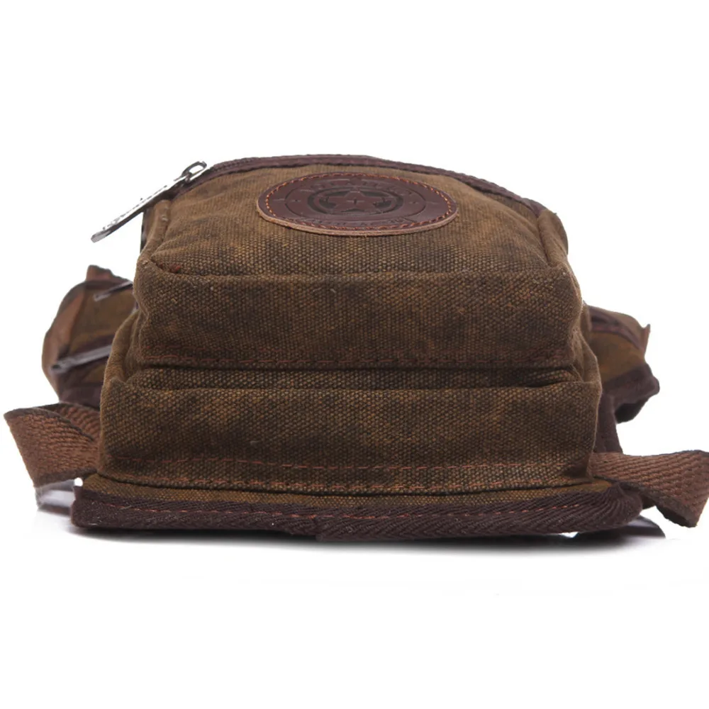 Холщовая сумка-мессенджер унисекс новинка 2017 набедренная поясная сумка на плечо