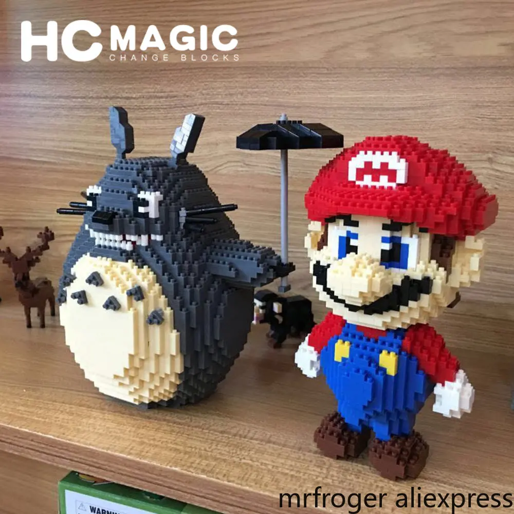 HC MAGIC 9003 алмазные строительные блоки персонажи Марио Детские сборные подарки