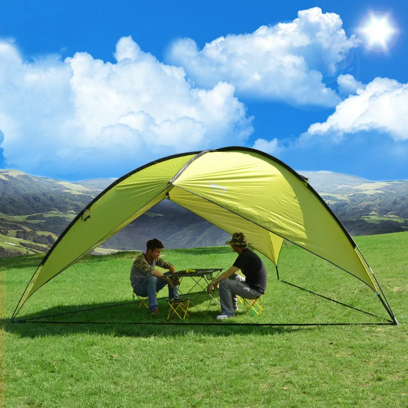 Солнце Приют УФ Негабаритных Открытый Палатки Кемпинга Пикник Беседки Навесом