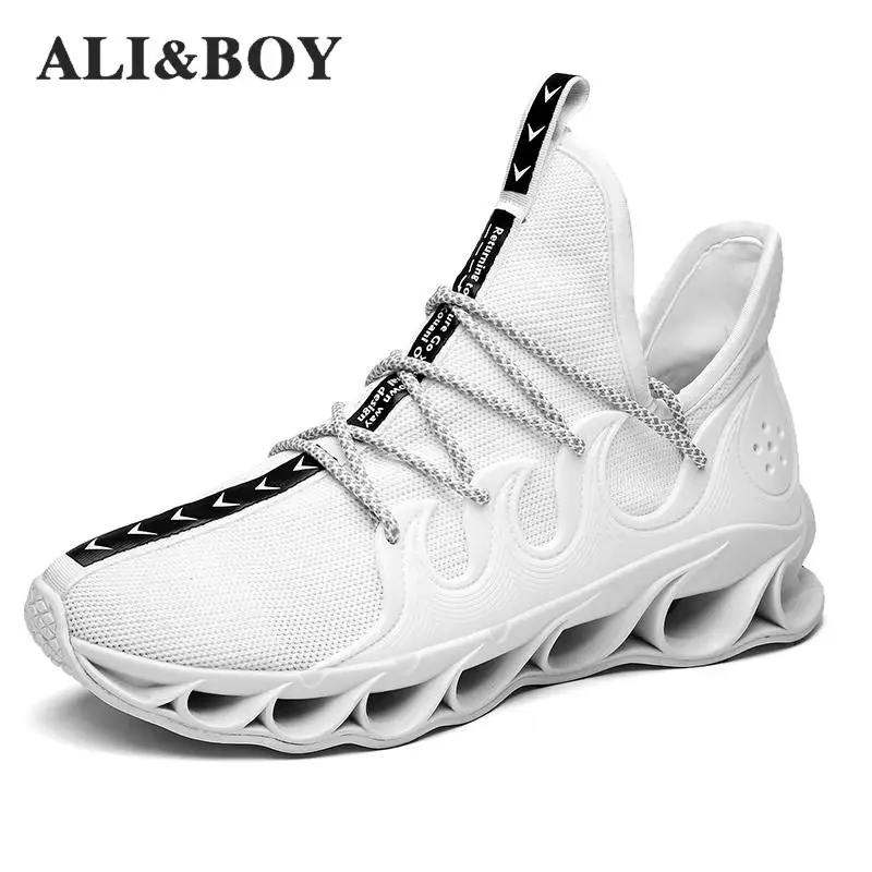 2019 New Outdoor For Men Free Running Jogging Walking Sports Shoes High-quality Lace-up Athietic Breathable Male Sneakers 45 46 | Спорт и