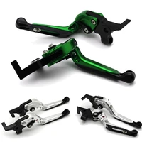 with logo motorcycle frame ornamental foldable brake handle extendable clutch lever for kawasaki z800 e version z750