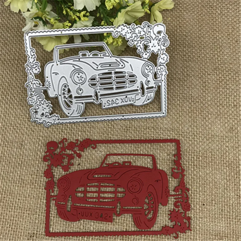 

Metal cutting dies stencil for DIY Scrapbooking car flower Frame diy Scrapbook Paper Album Craft Cutting Dies