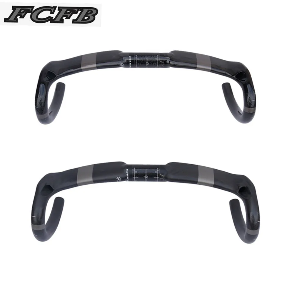 Руль для шоссейного велосипеда FCFB FW из углеродного волокна/внутренний изогнутый
