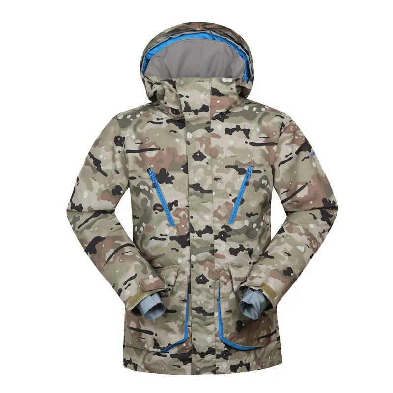 Лыжный костюм GSOU Снежный мужской ветрозащитная Водонепроницаемая лыжная одежда