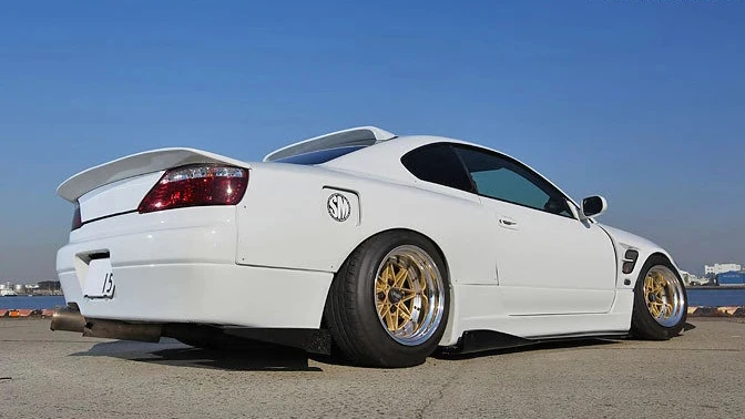 Автомобильные аксессуары для Nissan S15 Silvia DMAX Style FRP Fiber Glass задний спойлер из