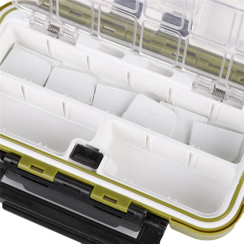 20 см коробка для рыболовных снастей несколько отсеков Двусторонняя приманка