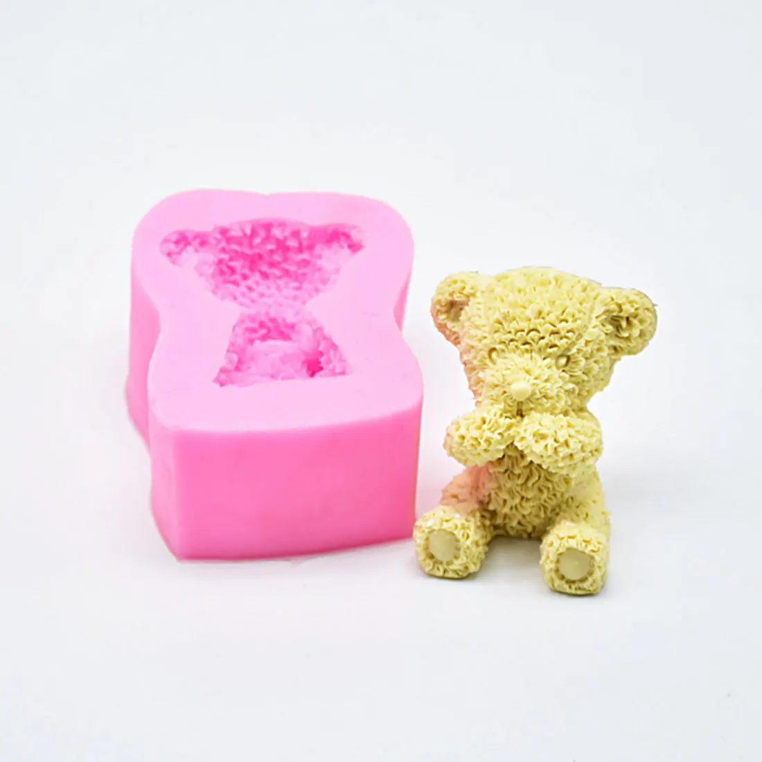 Sugarcraft новейшая силиконовая форма с милым медведем для украшения торта