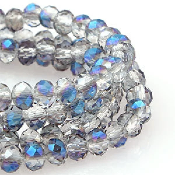 

2017 Rushed Hot Sale Round-brilliant-shape Big Sale 4mm Rondelle Ab Crystal Beads Approx 100pcs