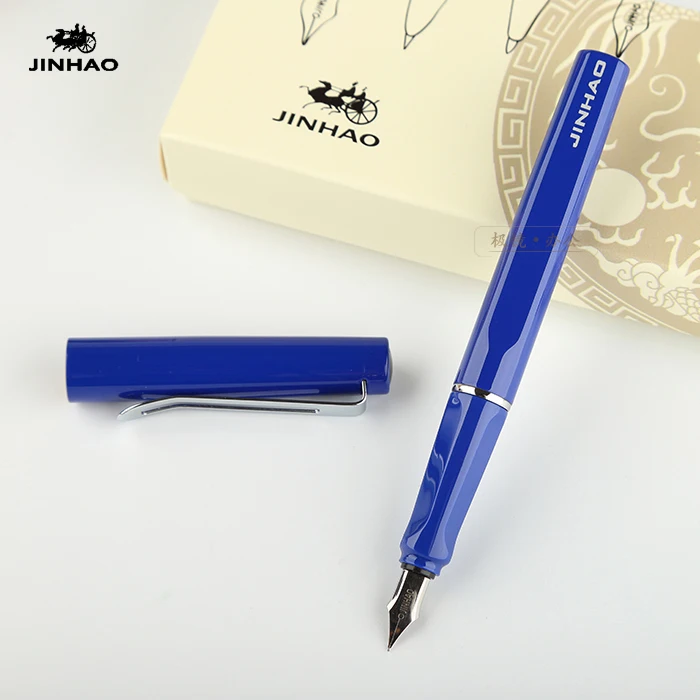 lanse Jinhao 599 авторучка Iraurita чернильная ручка Роскошная металлическая ручка Stylo Plume Caneta Tinteiro стильные офисные канцелярские принадлежности для письма высокий подарок - Цвет: lanse