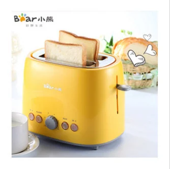 Бытовой тостер с 2 ломтиками слот Автоматическая теплая