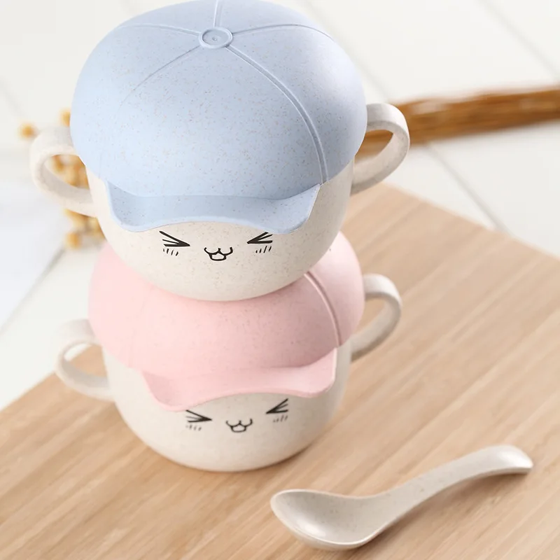 Набор детской посуды с мультяшным рисунком 400 мл|Столовые сервизы| |