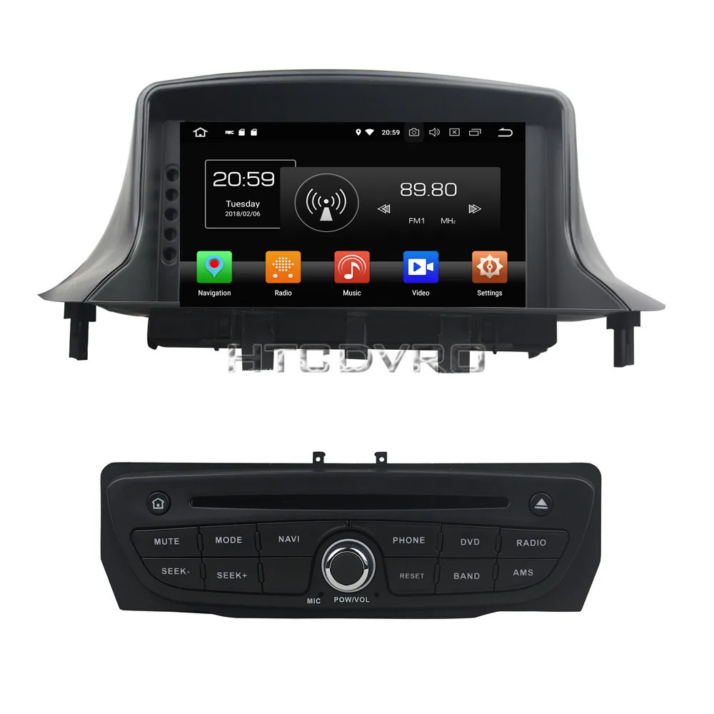 YMODVHT 7 дюймов Android 8 0 Восьмиядерный PX5 4 ГБ Автомобильный DVD плеер Радио Стерео GPS для
