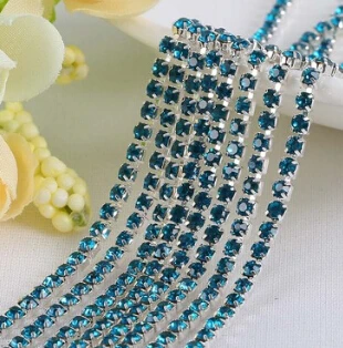 SS4 SS6 SS8 SS10 SS12 SS16 стразы серебро золото чашка цепочка с подвеской в виде лапы плотные с украшением в виде кристаллов Стразы цепочка с подвеской в виде лапы A89 - Цвет: 10