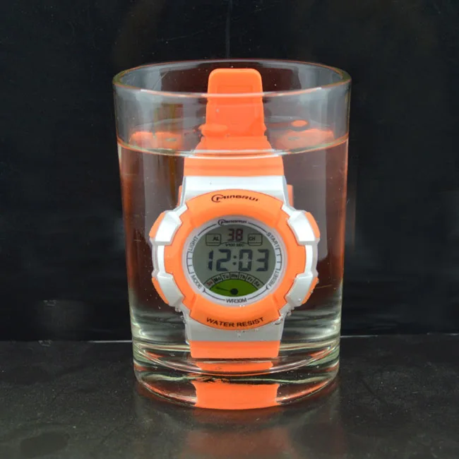 Новинка 2017 г. детские спортивные часы Винтажные Водонепроницаемый Наручные