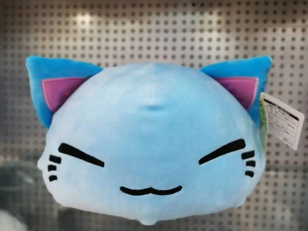 28 см мультфильм Nemuneko роза серии спящий Кот Мягкие плюшевые куклы игрушки Kawaii Neko кошка животных Подушка