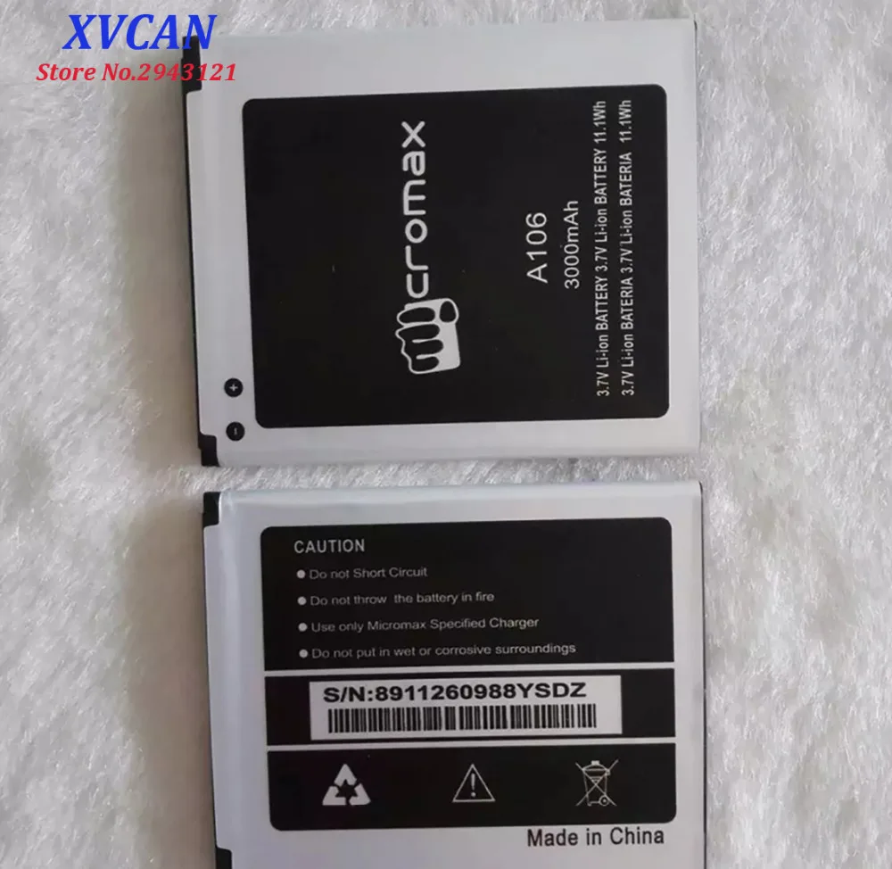 Высокое качество оригинальный для Micromax A106 мобильный телефон литиевая батарея 3 7 V