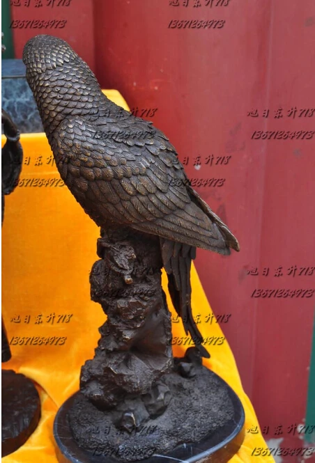 SCY Western European parrot animal bronze sculpture statue copper handicrafts | Дом и сад