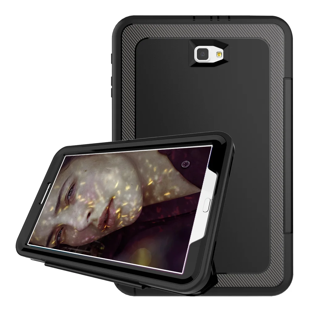 Для Samsung Galaxy Tab A 2016 10 1 T580 (No Sen) T585 3 слойный умный чехол ударопрочный сверхпрочный