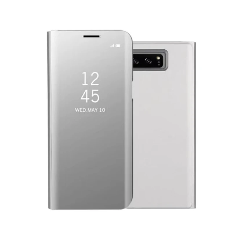 Зеркало Clear View Телефон чехол для samsung Galaxy A6 плюс 2018 A3 A5 A7 2017 S9 Примечание 8 S8 s7 край