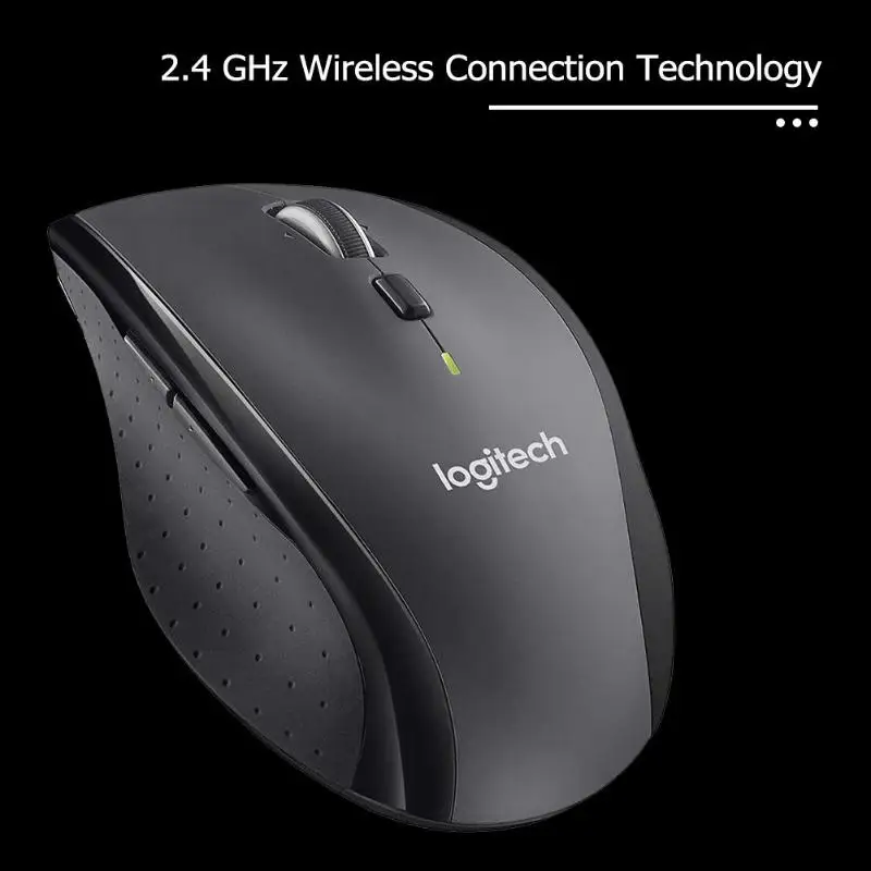 Logitech M705 2,4 ГГц Беспроводной Мышь 3 года Срок службы батареи USB приемник мыши 1000fpi 8 кнопок компьютерная Мышь серый