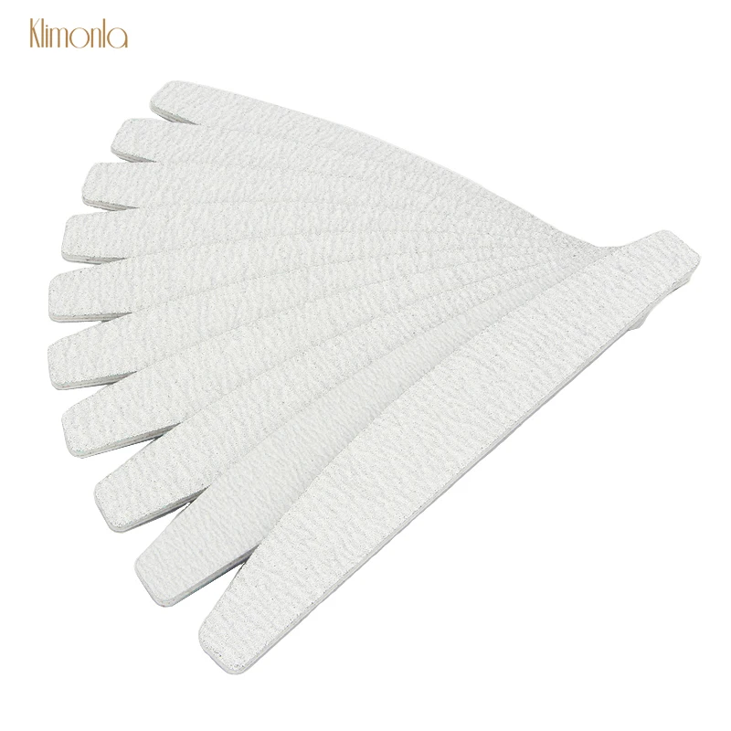 

20pcs Nail File For 100/180 UV Gel Nail Polish Sandpaper Files Acrylic Sanding Buffer Blocks DIY Salon Tools Gray Boat